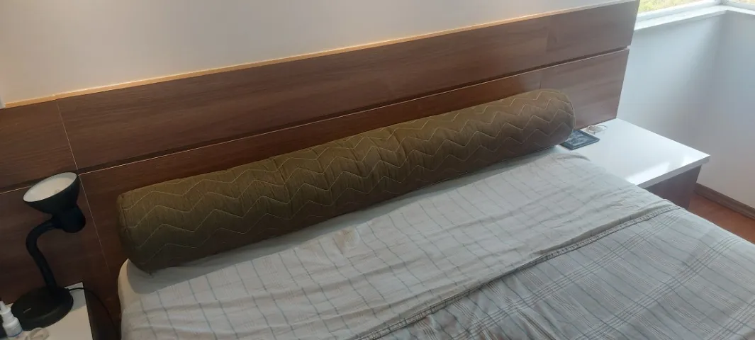 Rolo Decorativo Para Cabeceira Cama De Casal Queen