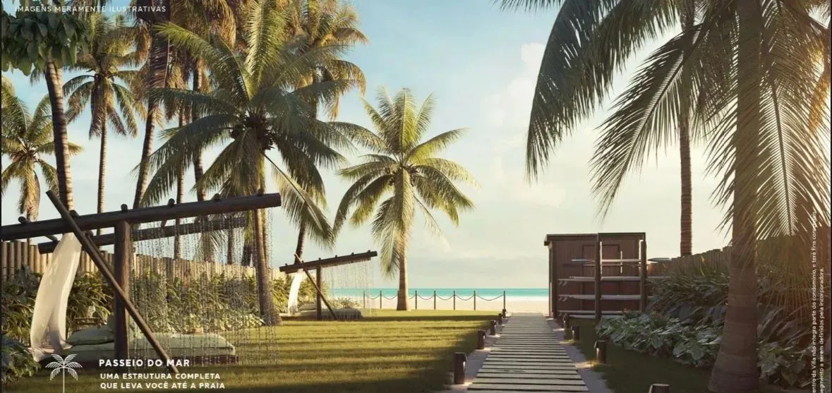 Entrada de 10% e financiamento de 90% em um resort em Carneiros