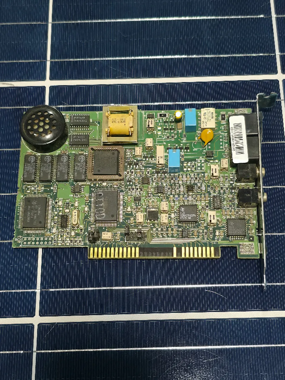 Placa Modem US Robotics ISA com porta COM física no jumper