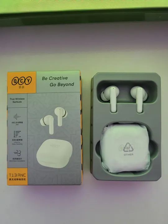 Fone de Ouvido QCY T13 ANC 5.3 - Novo