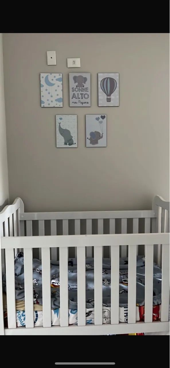 Berço de Bebê Branco 