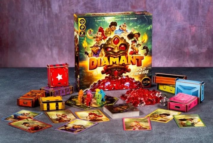 Diamant - Boardgame - Jogo de tabuleiro ( melhor que Tesouro Inca ) - Foto 3
