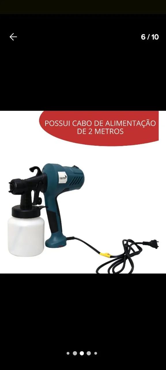 Pistola de Pintura Elétrica para Jardinagem - Foto 6