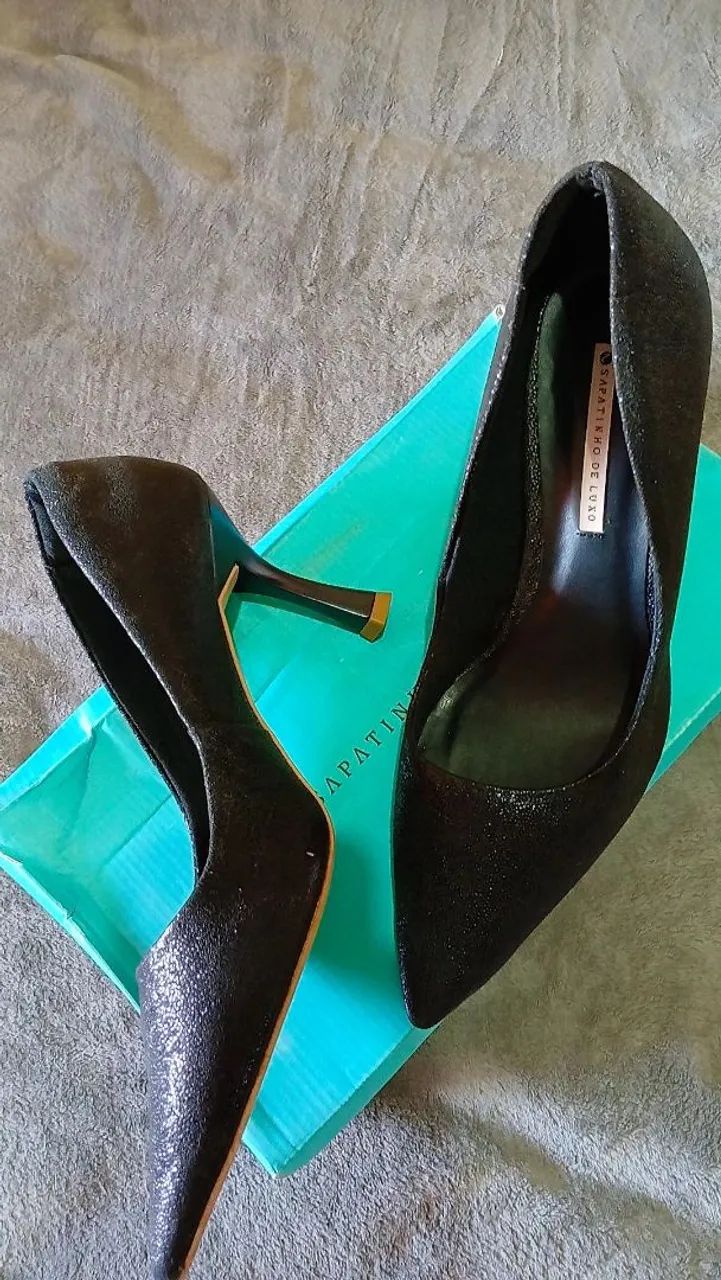 Salto sapatinho de luxo a pronta entrega  - Foto 3