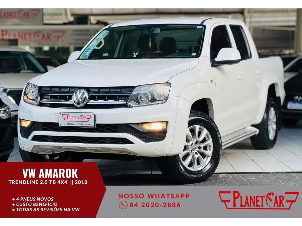 Volkswagen Amarok 2018 2.0 trendline 4x4 cd 16v turbo intercooler diesel 4p automático
