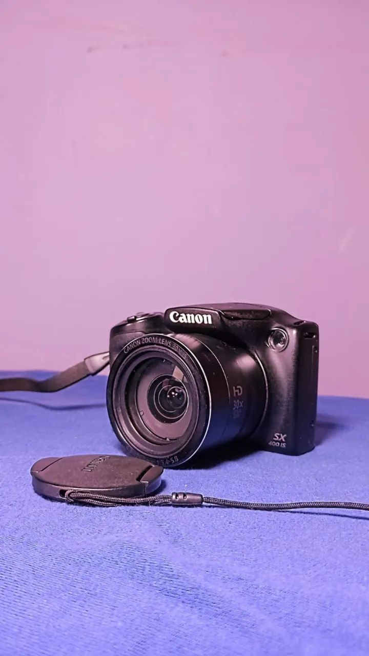 Canon Powershot SX400 IS Câmera Digital 16.0 MP com lente Zoom Óptico 30x