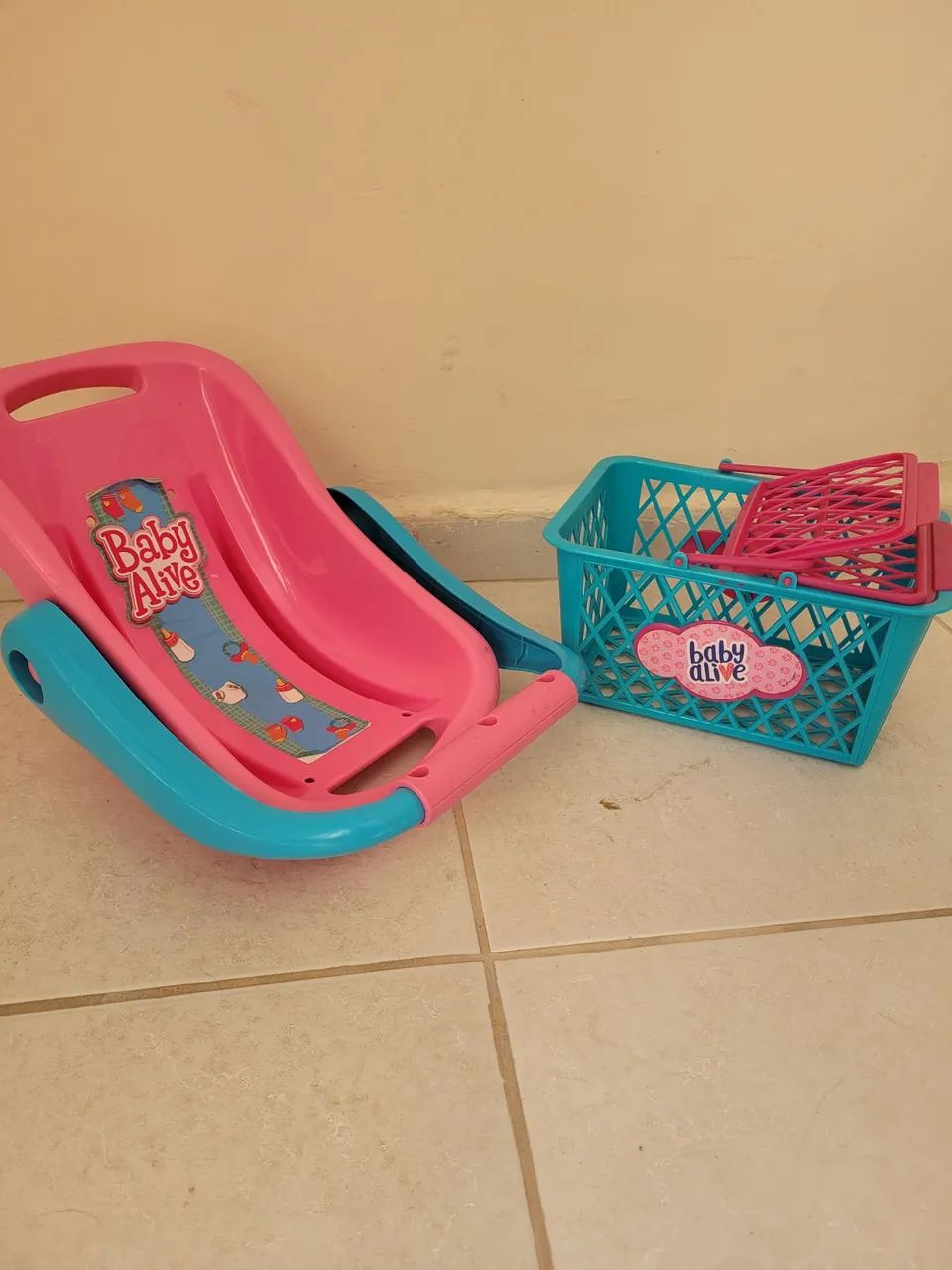 Cadeirinha e Cesta Baby Alive - Foto 2
