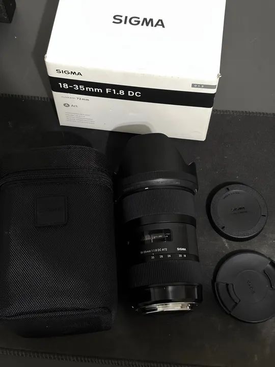 Lente 18-35 1.8 sigma art NOVA 