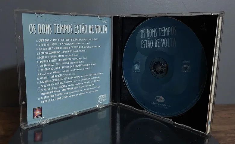Os Bons Tempos Estão de Volta (CD Promocional Pfizer) - Foto 2