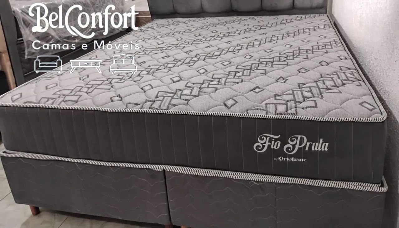 CAMA BOX QUEEN MOLAS ENSACADAS TOP DE LINHA