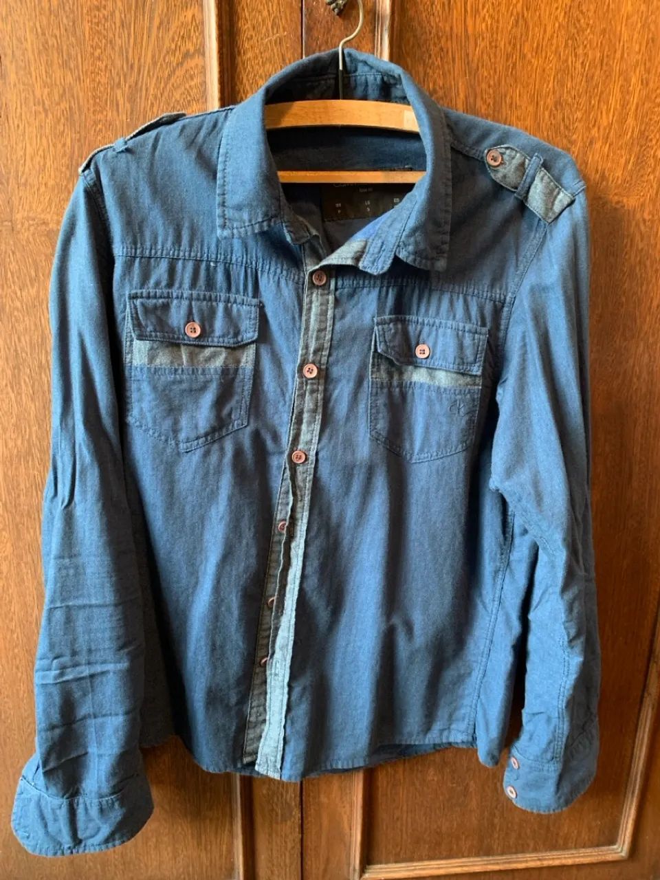 Camisa Jeans Calvin Klein