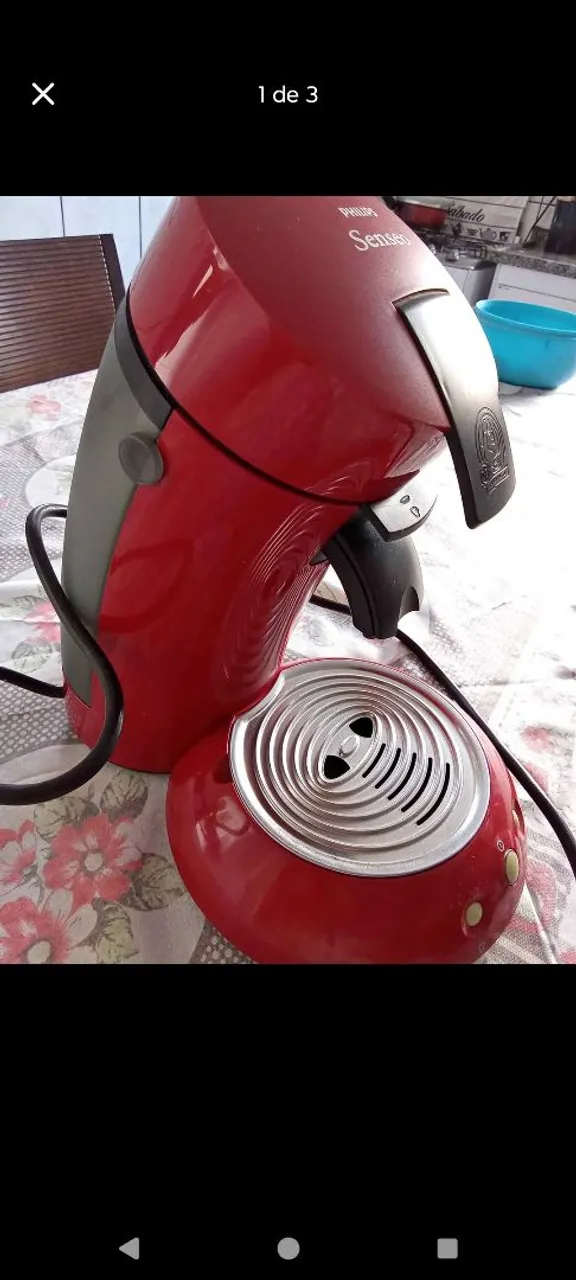 Cafeteira Philips Senseo Vermelha