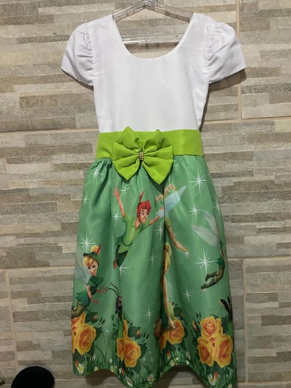 Vestido Infantil Peter Pan Temático