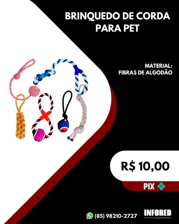 Brinquedo de corda para pet