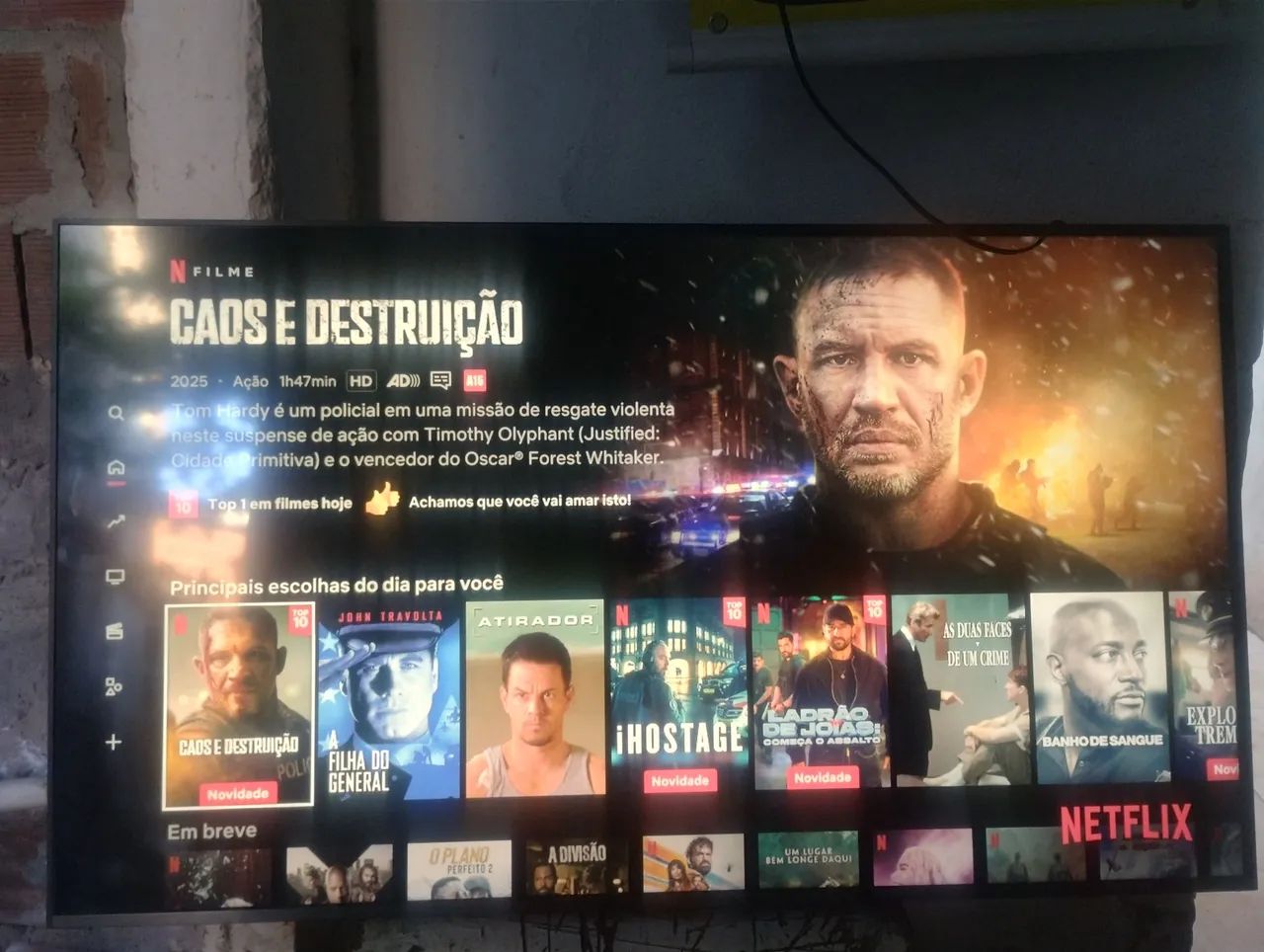 Smart tv Android 4k LG 50 polegadas compatível com Alexa bluetooth comando de voz e jogos 