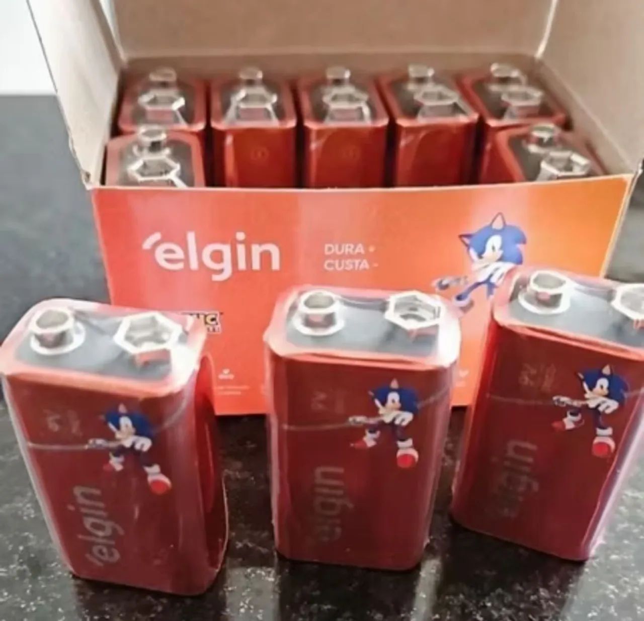 Bateria Elgin 9V Sonic - Para Sega - Foto 3