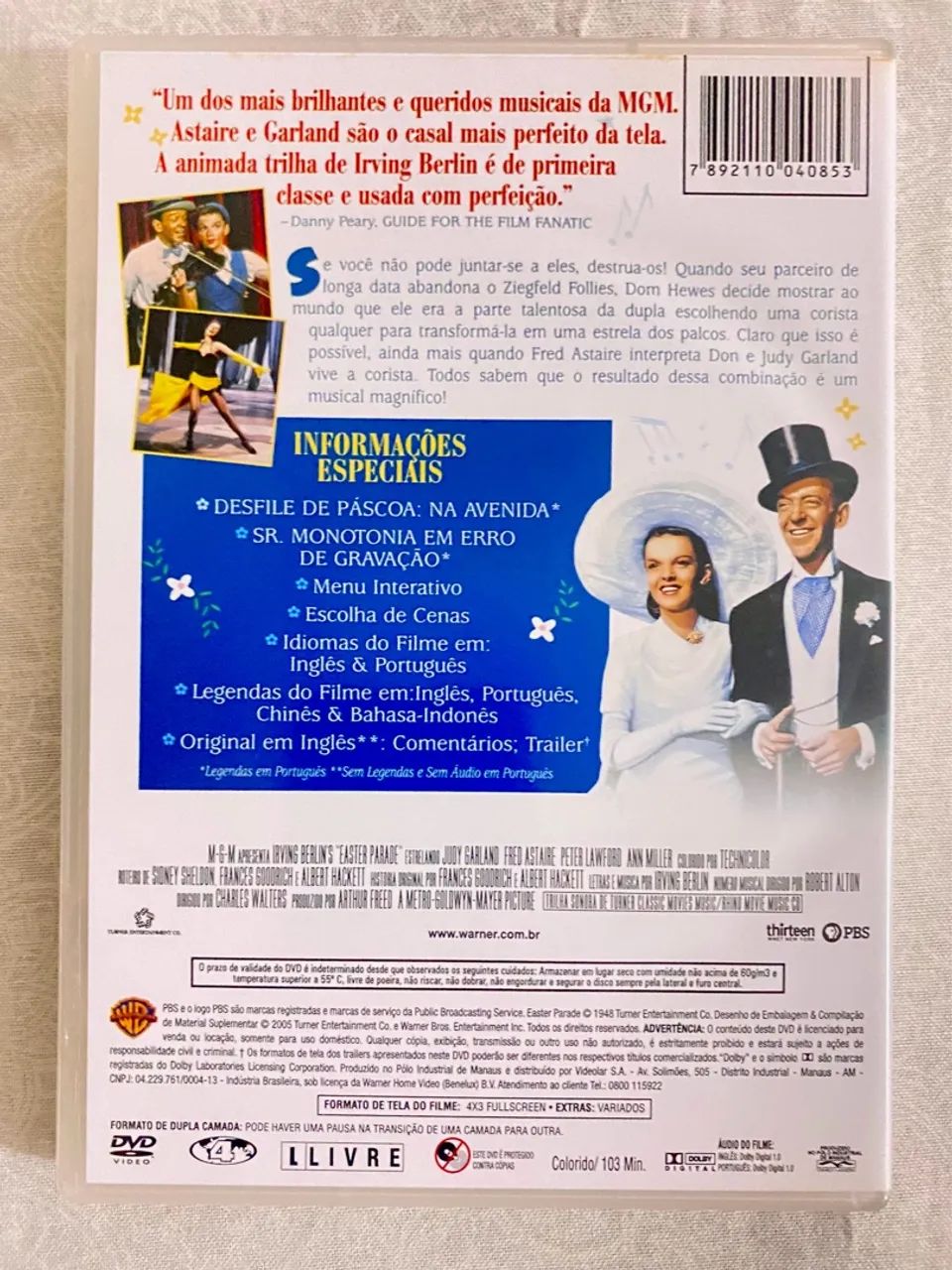 4 DVDs Grandes Musicais da Broadway para Hollywood com luva - Foto 2