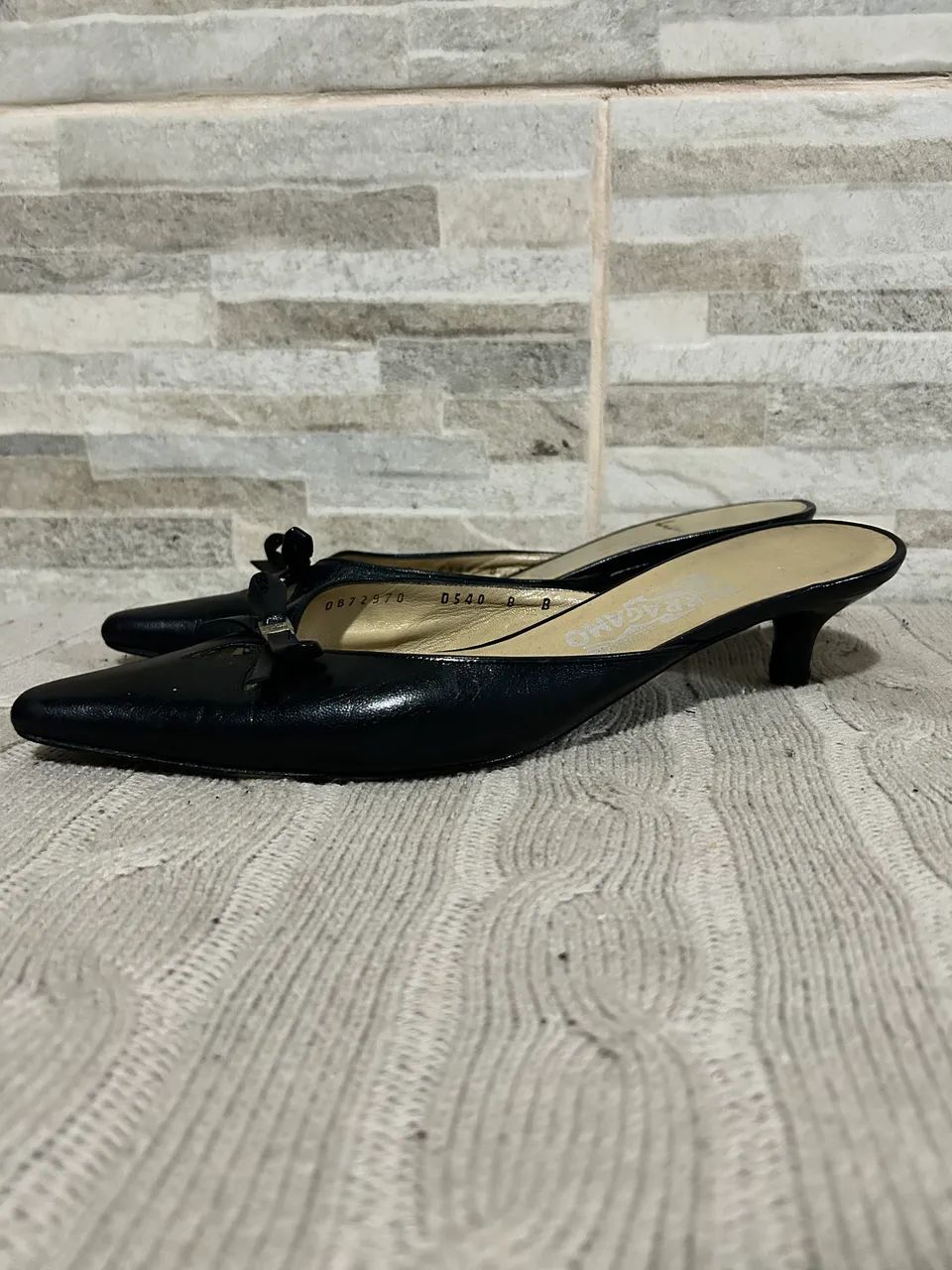 Sandália mule de couro Salvatore Ferragamo 8