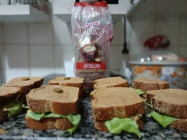 Revenda  Sanduíches de Frango e Atum - Pão Australiano Livre de Colesterol e Gordura Trans