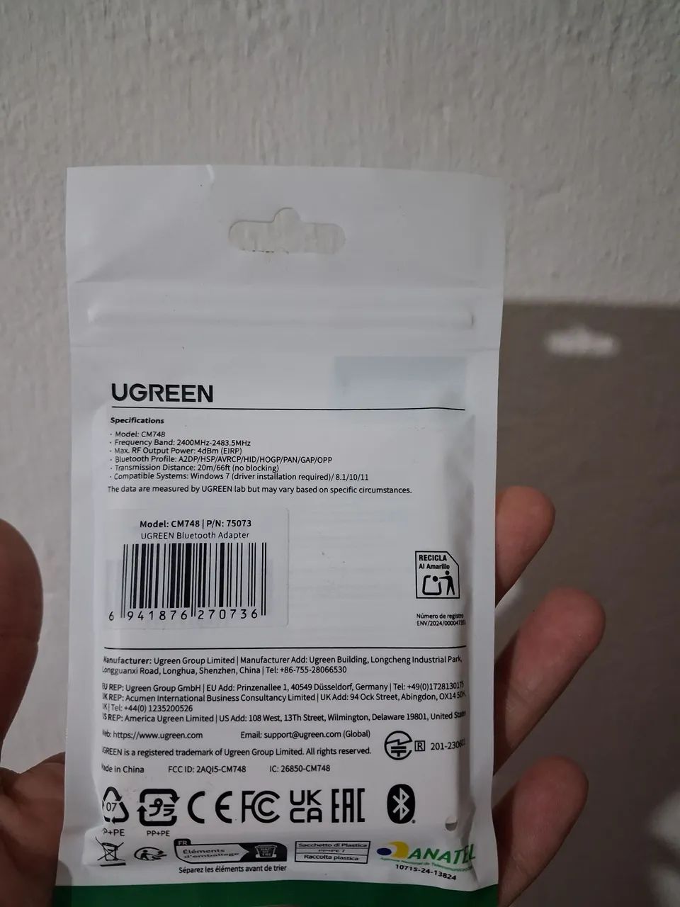 Adaptador Bluetooth 6.0 Ugren - Foto 2