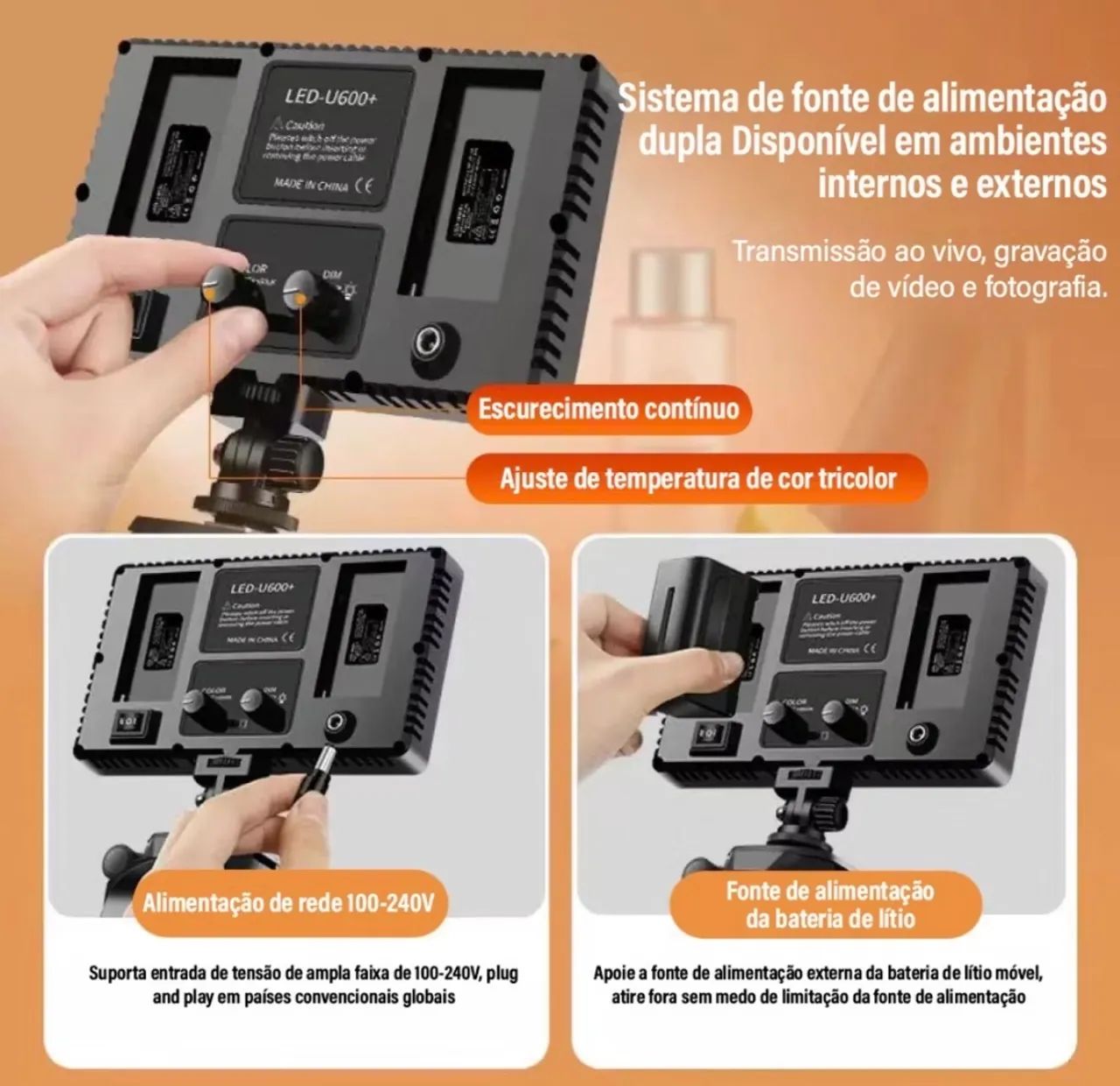 Led profissional para fotos - Foto 4