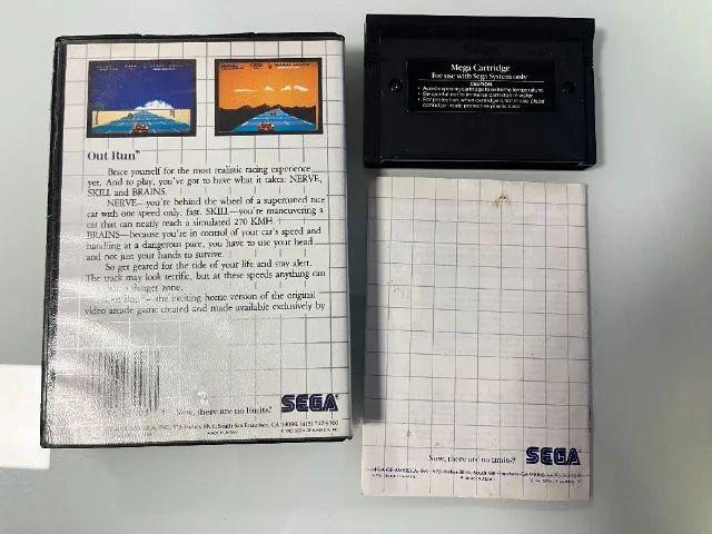 out run master system completo americano - Foto 3