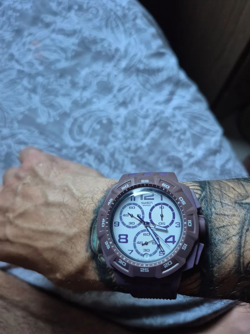 swatch relogio suíço  skuba cronograph  - Foto 3