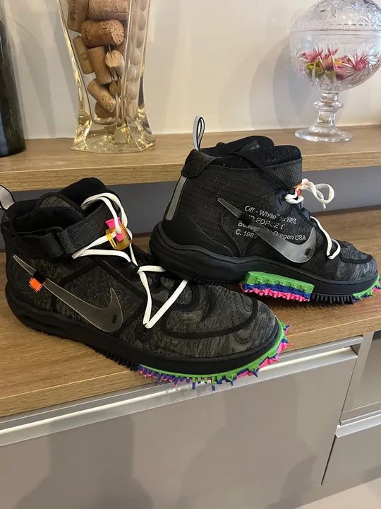 Air Force 1 Mid Off-White Black   - Foto 2