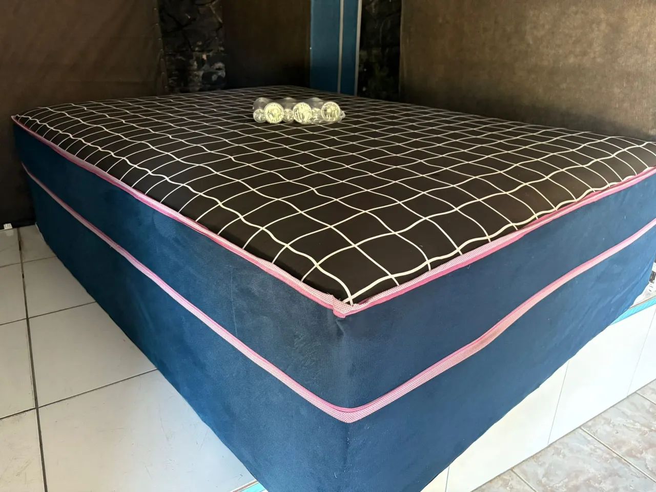 Cama Box Casal Molas Ensacadas Espuma D33 - Foto 5