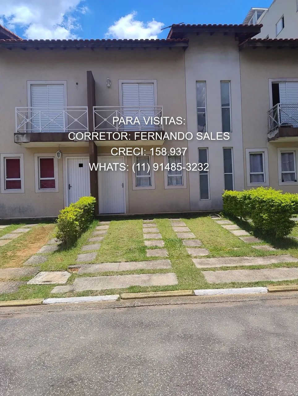 Casa sobrado totalmente mobiliada, com 2 quartos, 2 vagas, no Jardim Central - Cotia - SP