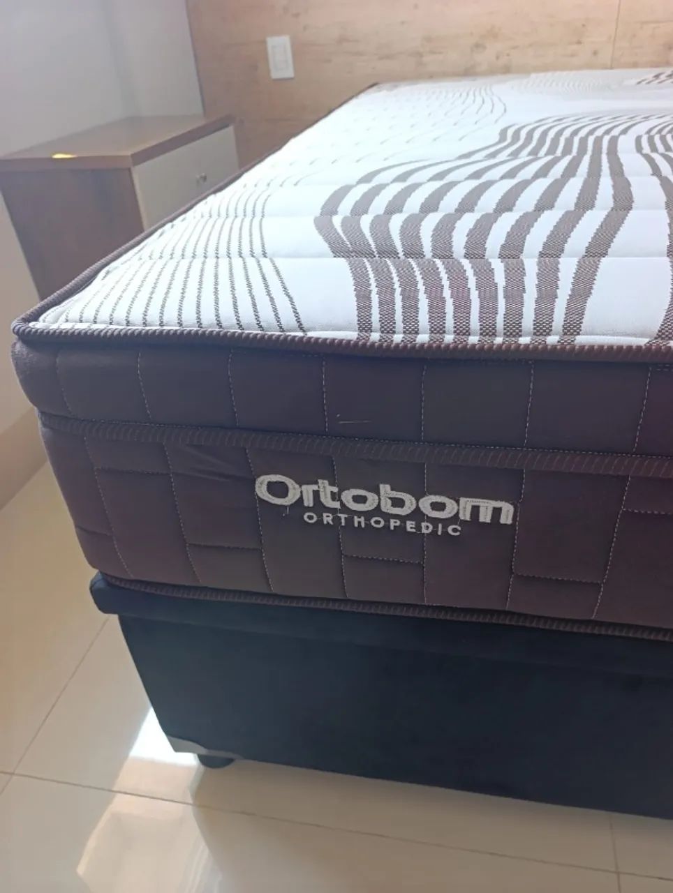 Base e Colchão Casal Ortopedico da ortobom - Foto 2