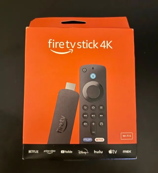 Amazon Fire Tv Stick 4k Max Wifi 6 Ultra Rápido Cor Preto - lacrado