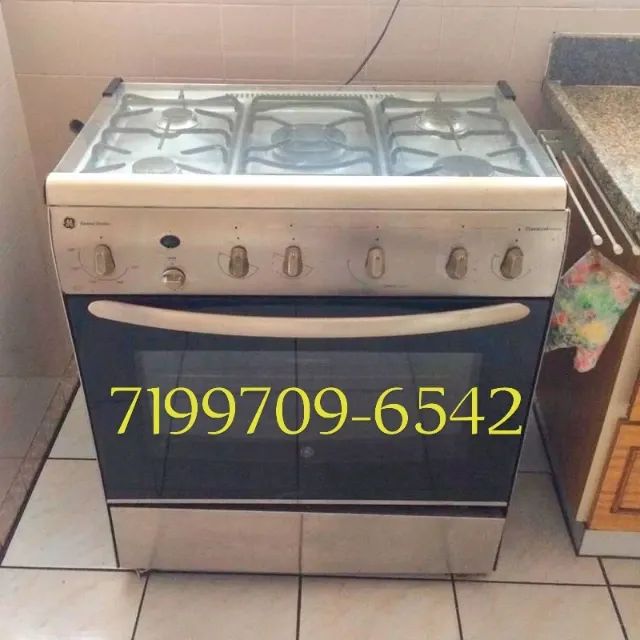 Fogão 5 Bocas Inox Faz Entrega 