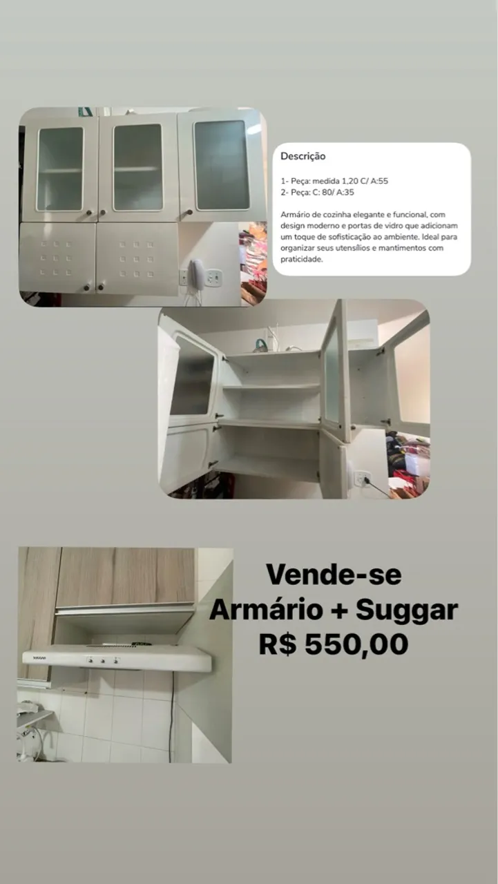 Armário de Cozinha + Suggar - Oportunidade!