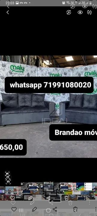 Colchão Ortopédico D28 Isodream. Sofa bicama  R$ 280,00 Com 3 almofadas grandes - Foto 5