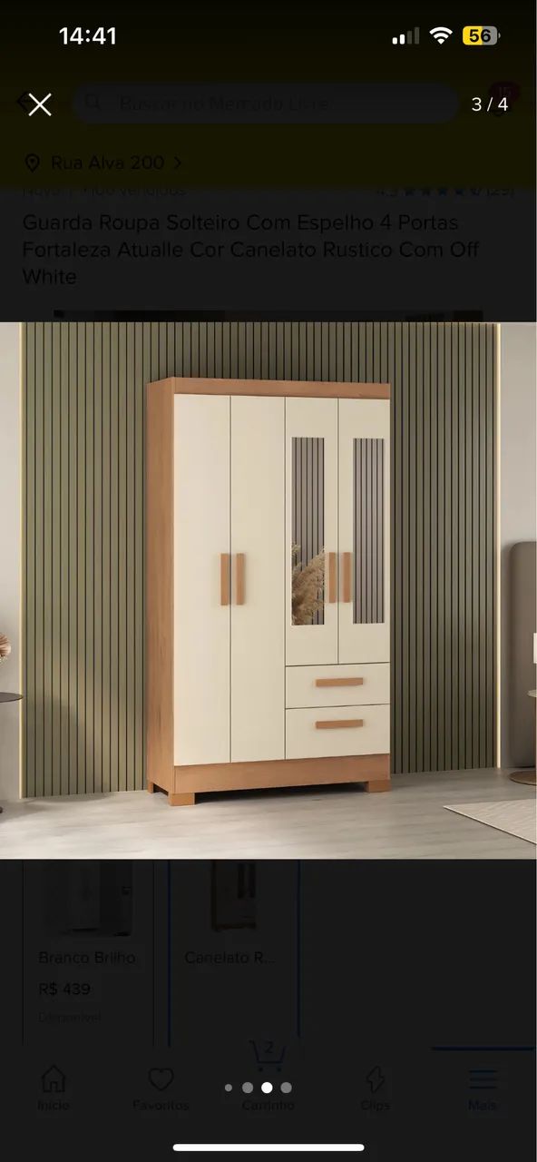 Guarda roupa solteiro 64312002867331120