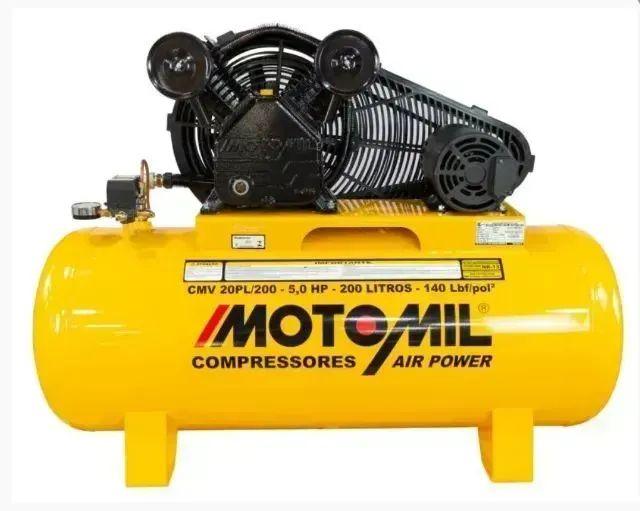 Compressor de Ar 200 litros CMV-20PL/200 5 HP Motomil - Foto 2