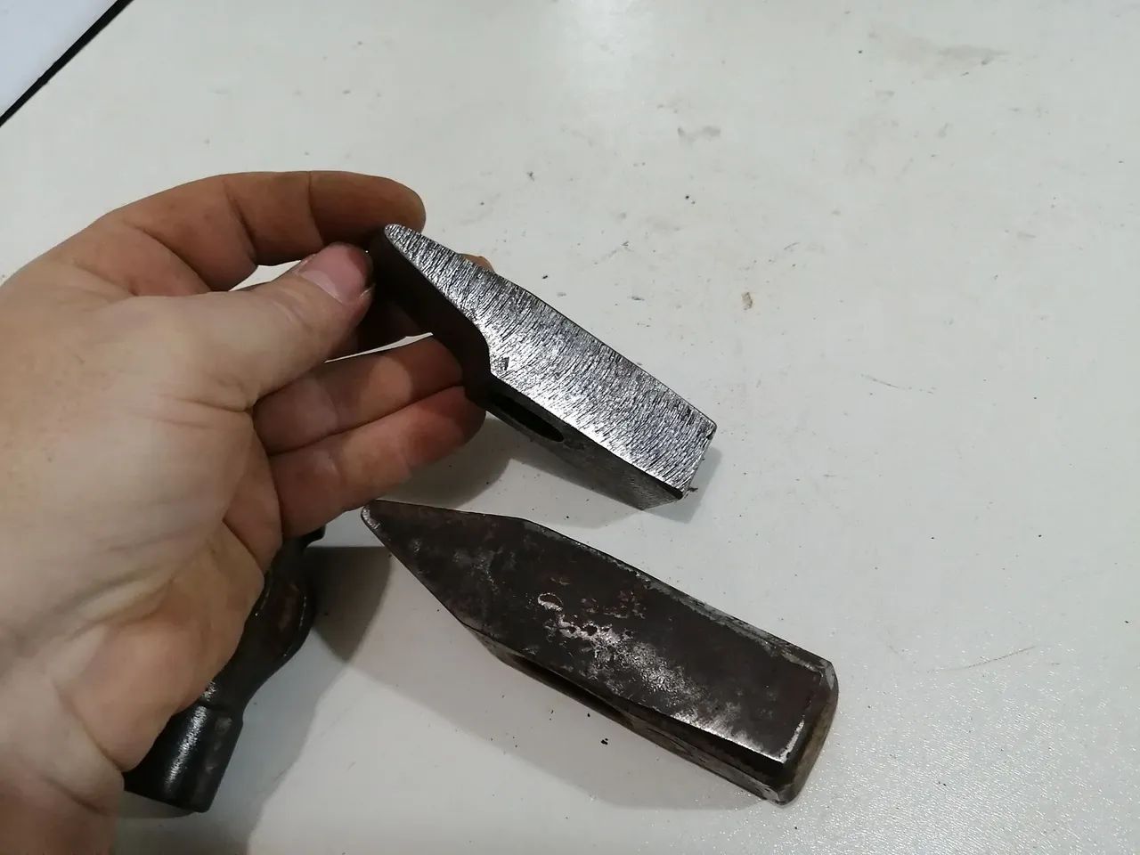 Lote 3 martelos antigos sem marca - Foto 2