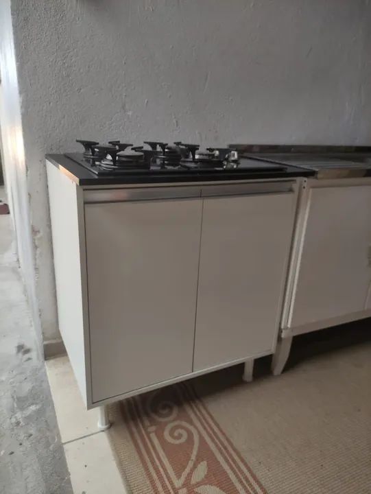 Balcão de fogão 100%mdf e fogão de 4 bocas 