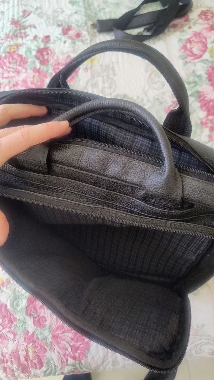Bolsa ?maleta? bagaggio em couro<br> - Foto 4