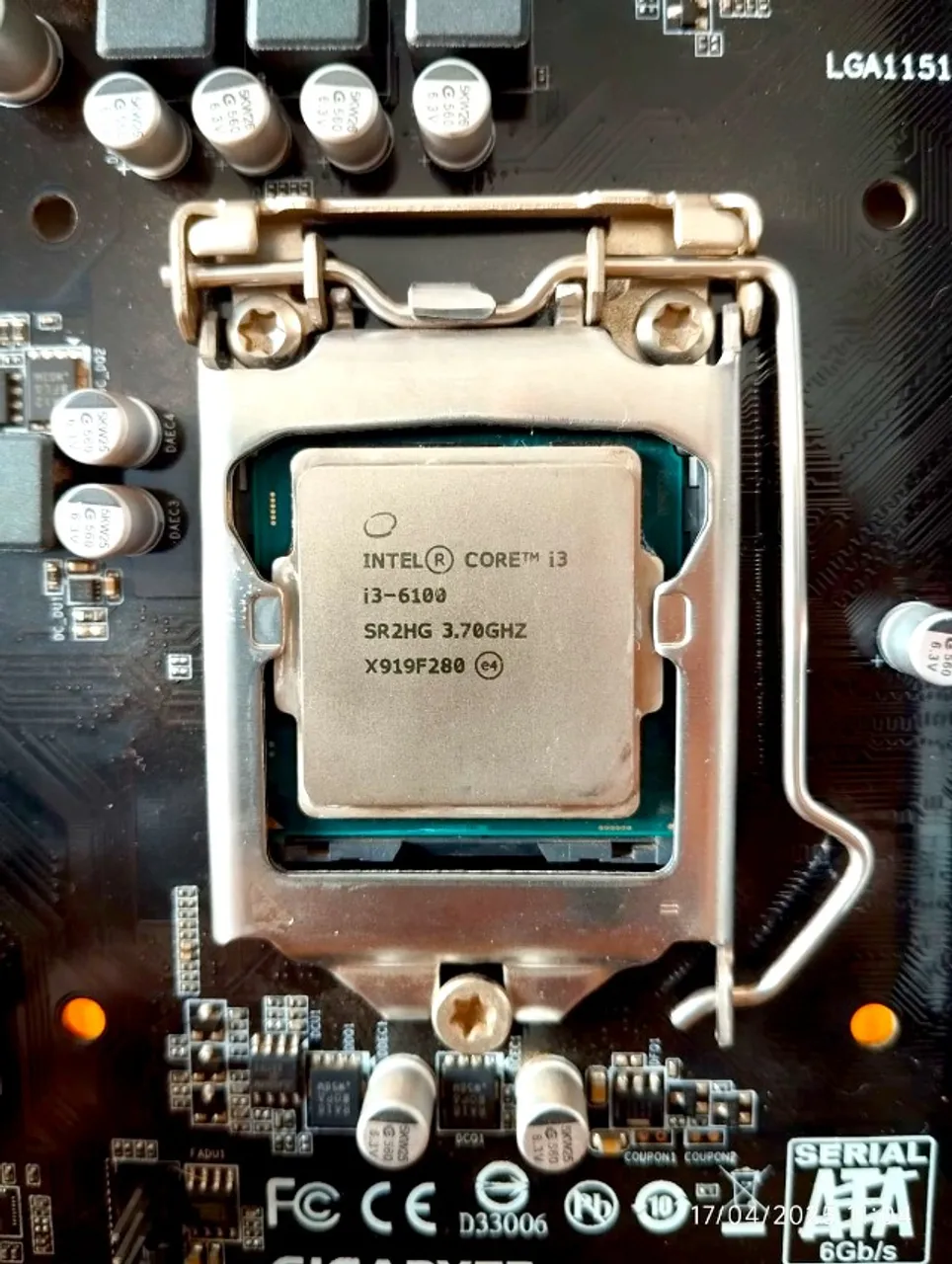 Kit i3 6100 (Video integrado) + Placa Mae - Aceito troca - Entrego/Envio