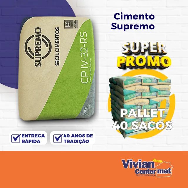 Cimento Supremo 50Kg - Foto 2