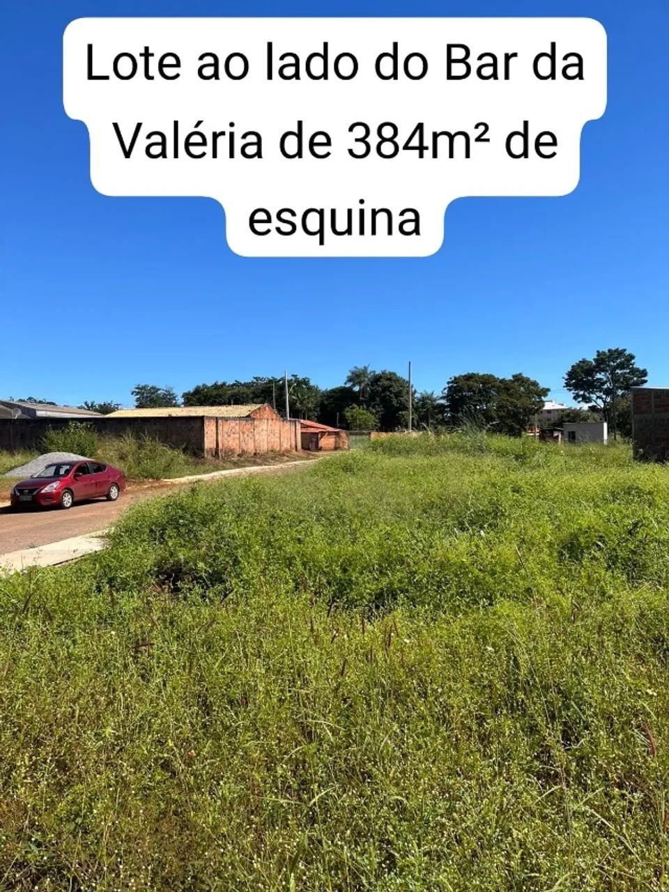 Terreno ao lado do bar da Valéria.