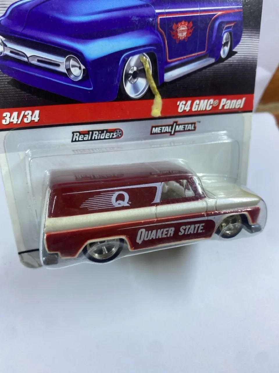 Hot Wheels 64 GMC Panel - Real Riders Quaker State - Foto 3