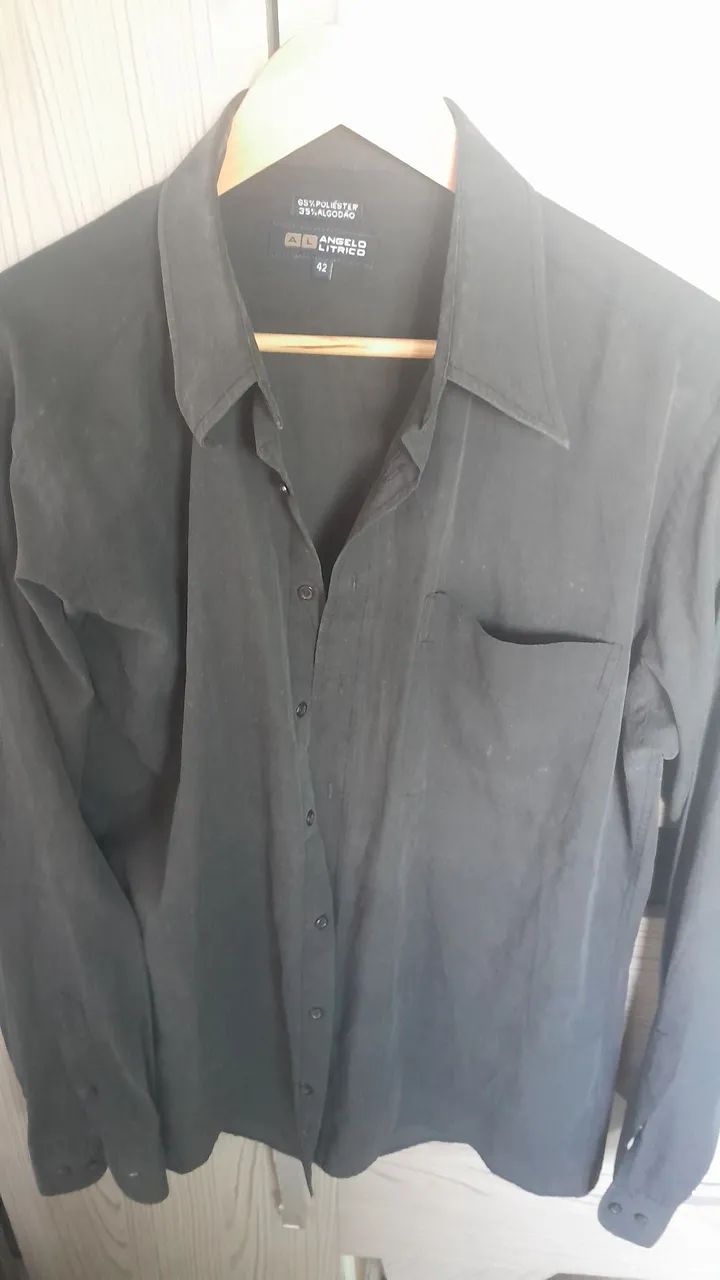 Camisa social preta  - Foto 2
