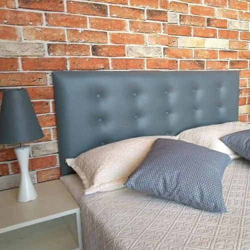 Cabeceira Estofada com Botões - Design Moderno - Foto 2
