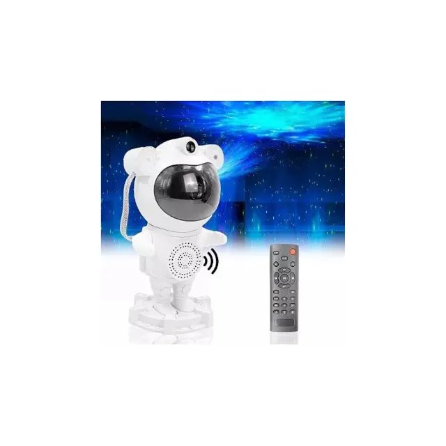 Projetor Astronauta Com Caixa de Som Star Light YHY001