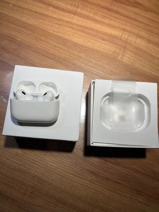 airpods pro (2ª geração) com estojo de recarga magsafe (usb-c) branco - Foto 3