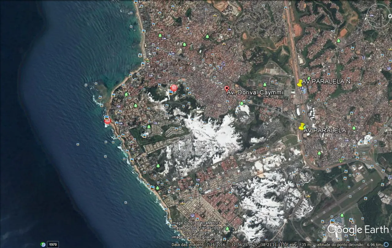 TERRENO AVENIDA PARALELA 35.000 M2 PODE DESMEMBRAR LOTES DE 5.000 M2,