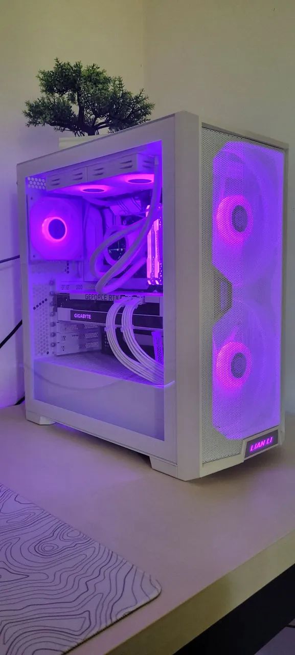 Gabinete  Lian Li lancool 215 branco - Foto 3